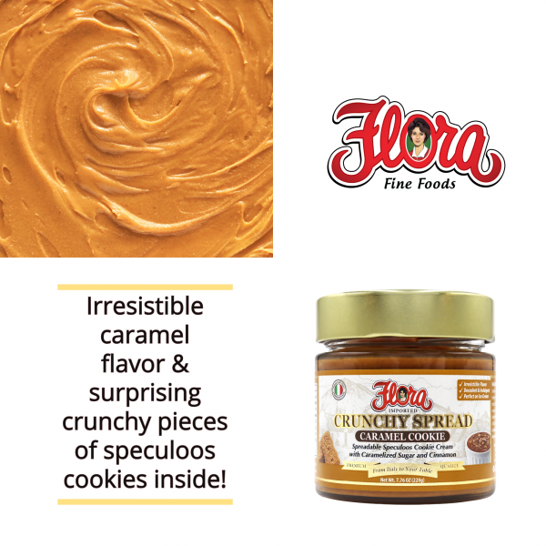 Flora Foods Crunchy Spreads Caramel Cookie Flavor