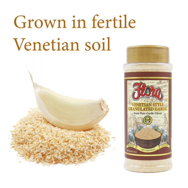 Flora Foods Granulated Garlic Powder Venetial Style