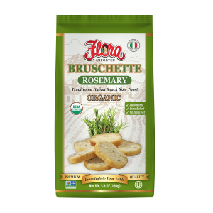 Flora Foods Organic Mini Toasts Bruschette Rosemary