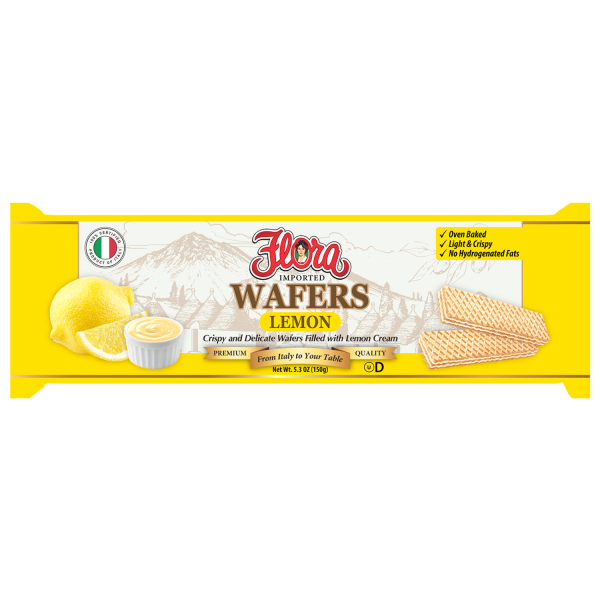 Flora Foods Wafer Lemon Cookies